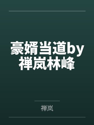 豪婿当道by禅岚林峰 豪婿当道by禅岚林峰