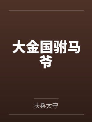 大金国驸马爷