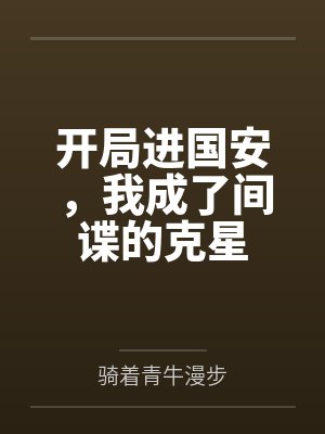 开局进国安,我成了间谍的克星 开局进国安,我成了间谍的克星